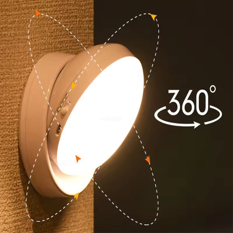 Motion Sensor Smart USB Rechargeable Wall Lamp