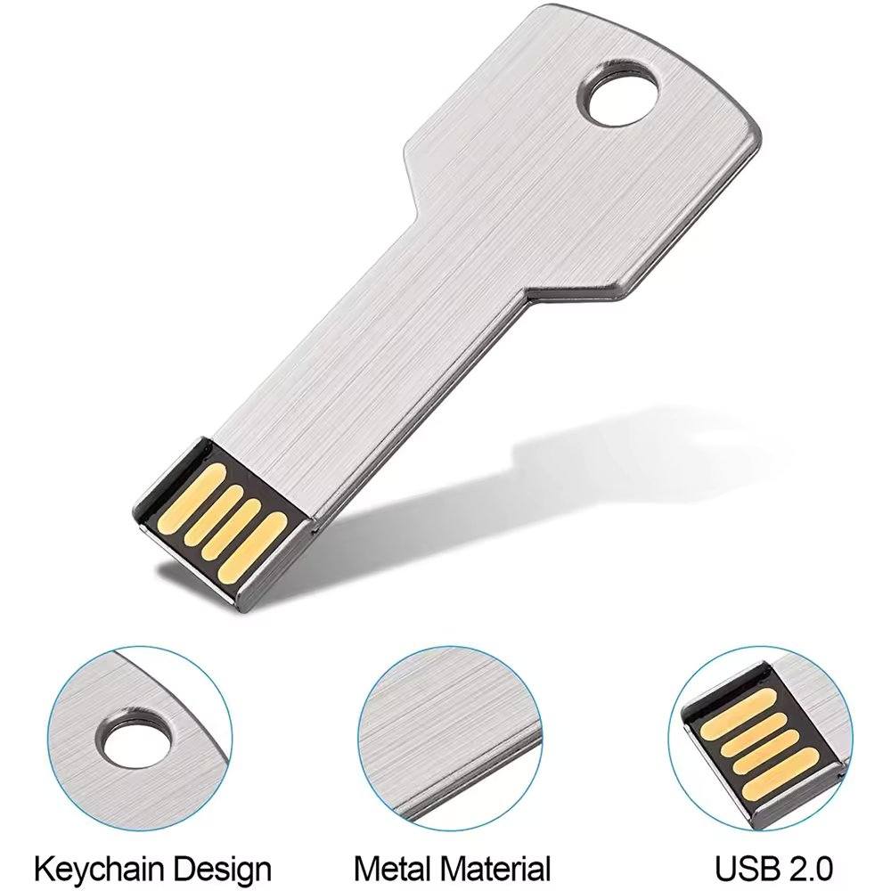 Stylish Key Shaped USB Pen Drive 128MB